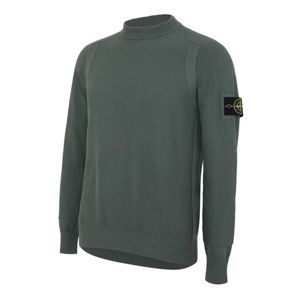 Stone Island Soft Organic Cotton Knitwear - Green